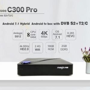 ТВ приставка Magicsee C300 Pro DVB S2+T2/C S912 2/16Гб