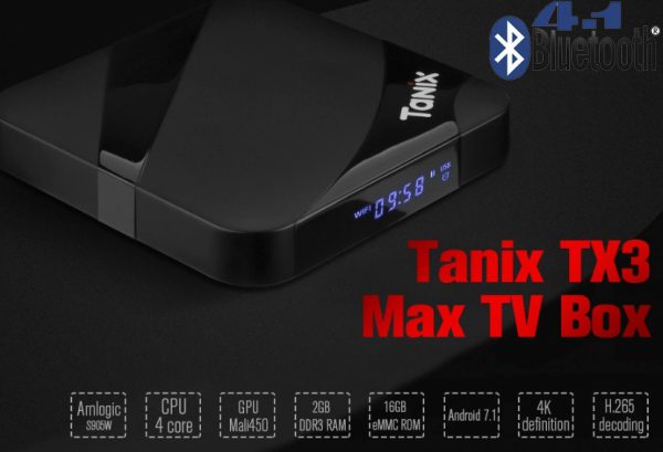 ТВ приставка Tanix TX3 MAX S905W 2/16 Гб TV4U.com.ua - ТВ приставки