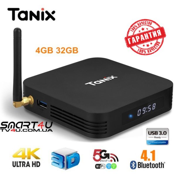 ТВ приставка Tanix TX28 Smart TV Box 4/32 Гб TV4U.com.ua - ТВ приставки