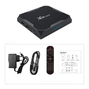 Sweet.TV Тариф M на 6 місяців для п’яти пристроїв + Смарт ТВ приставка X96 Max Plus ( Max+ ) 2/16 Гб Wifi 2.4+5 ГГц Smart TV Box