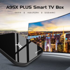 ТВ приставка A95X Plus Smart TV Box 4/32 Гб