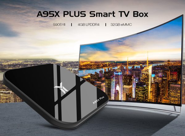 ТВ приставка A95X Plus Smart TV Box 4/32 Гб TV4U.com.ua - ТВ приставки