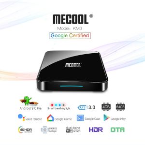Mecool KM3 4/128 Гб Smart TV Box ТВ приставка