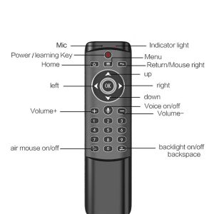 MT1 Fly Air mouse аэромышь c подсветкой и голосовым управлением