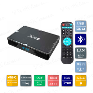 X96H 4/32 Гб Smart TV Box ТВ приставка