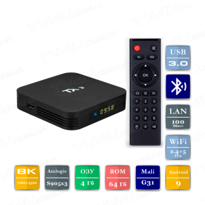 Tanix TX3 4/64 Гб Smart TV Box ТВ приставка
