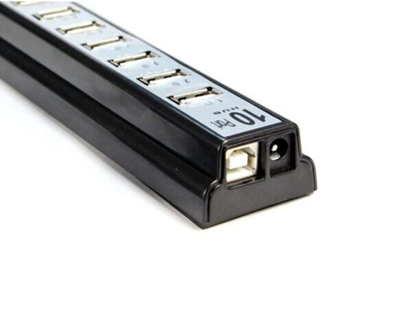 Хаб на 10 портов Digital HUB USB 2.0 с блоком питания TV4U.com.ua - ТВ приставки