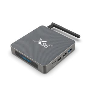 X96 X6 4/32 Гб з голосовим пультом Android 11 Smart TV Box ТВ приставка