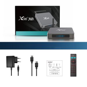 Смарт ТВ приставка X96 X6 8/128 Гб Smart TV Box Android 11