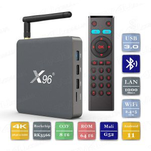 Смарт ТВ приставка X96 X6 8/64 Гб Smart TV Box Андроїд