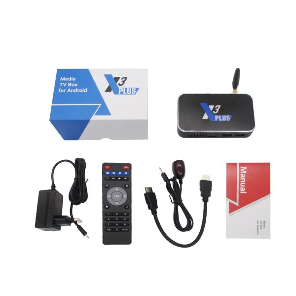 Sweet.TV Тариф M на 6 месяцев для пяти устройств + Смарт ТВ приставка Ugoos X3 Plus 4/64 Гб Smart TV Box TV4U.com.ua - ТВ приставки