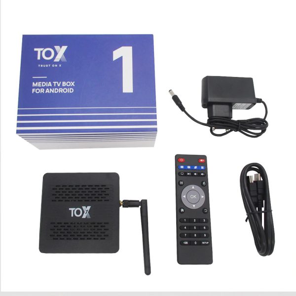 Sweet.TV Тариф M на 6 місяців для п'яти пристроїв + Смарт ТВ приставка TOX1 4/32 Гб Smart TV Box TV4U.com.ua - ТВ приставки