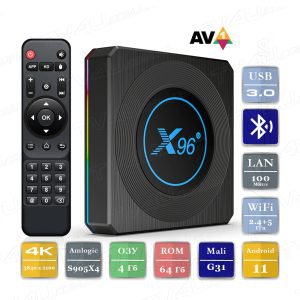 Смарт ТВ приставка X96 X4 4/64 Гб Smart TV Box Android 11