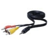 av 3 rca mini jack H96