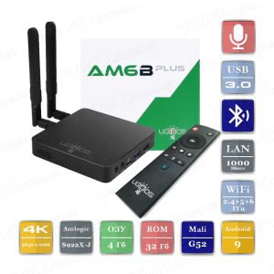 (Уцінка) Смарт ТВ приставка Ugoos AM6B Plus 4/32 Гб Smart TV Box Android