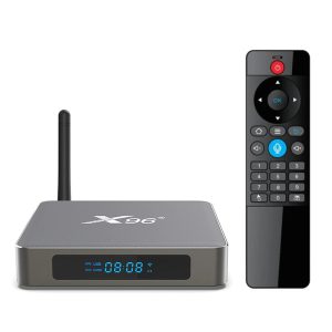 X96 X6 4/32 Гб з голосовим пультом Android 11 Smart TV Box ТВ приставка