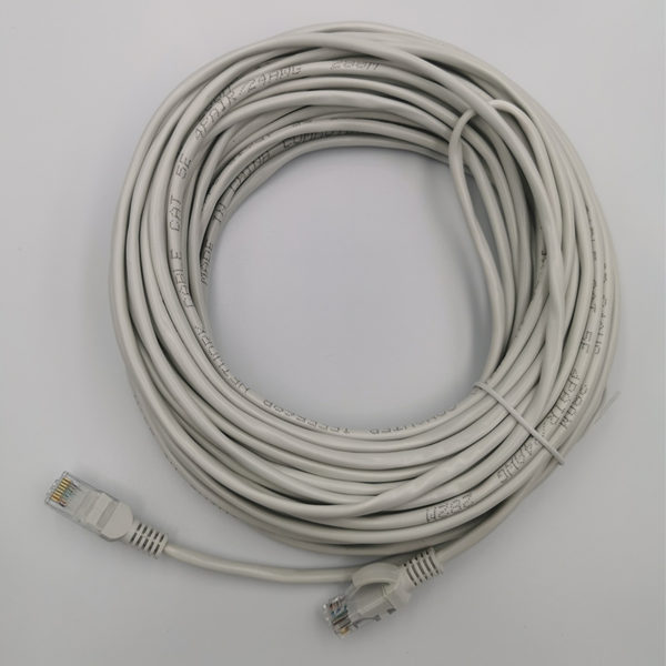 Мережевий патч корд кабель вита пара Ethernet для інтернету LAN 18 м литий сірий TV4U.com.ua - ТВ приставки