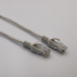 Мережевий патч корд кабель вита пара Ethernet для інтернету LAN 4,5 м литий сірий