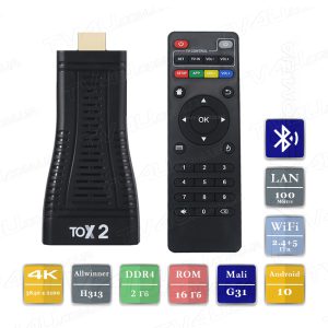 Смарт ТВ приставка стик TOX2 2/16 Гб Smart TV Box Андроид