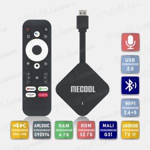 Смарт ТВ приставка Mecool KD2 4/32 Гб Android TV Smart Box