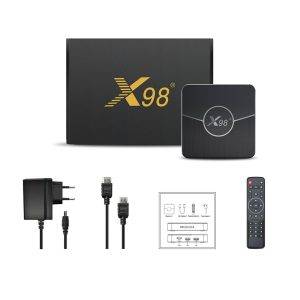 YouTV Пакет “Максимальный” на 12 месяцев для пяти устройств + Смарт ТВ приставка X98 Plus 2/16 Гб Smart TV Box Android 11