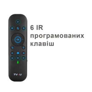 Аеропульт TV4U G60s Pro UKR з гіроскопом, клавіатурою, тачпадом, підсвічуванням та мікрофоном
