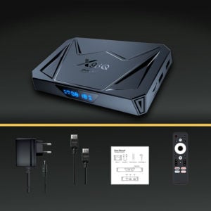 Смарт ТВ приставка X96Q Pro+ Plus 4/32 Гб Smart TV Box Android 14