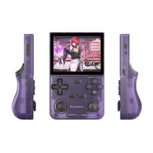 Портативная игровая консоль Kinhank K36 (R36S) Handheld 64GB (фиолетовая) + 16000 видеоигр