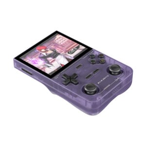 Портативная игровая консоль Kinhank K36 (R36S) Handheld 64GB (фиолетовая) + 16000 видеоигр