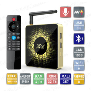 Смарт ТВ приставка X96 X10 4/32 Гб Smart TV Box Android