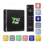 Смарт ТВ приставка Ugoos X4Q Pro 4/32 Гб с аэропультом Smart TV Box Android 11