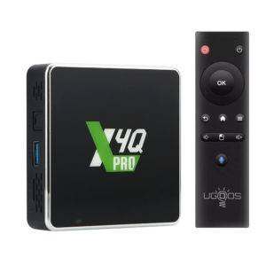 YouTV Пакет “Максимальний” на 12 місяців для п’яти пристроїв + Смарт ТВ приставка Ugoos X4Q Pro 4/32 Гб з аеропультом Smart TV Box Android 11