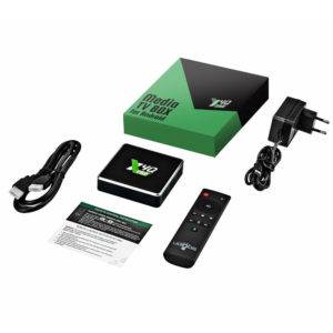 Sweet.TV Тариф M на 6 місяців для п’яти пристроїв + Смарт ТВ приставка Ugoos X4Q Pro 4/32 Гб з аеропультом Smart TV Box Android 11