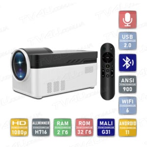 Мультимедійний смарт проектор Magcubic HY450 1080P 2/32 Гб 900 ANSI Android 11