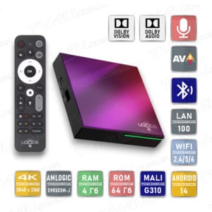 Смарт ТВ приставка Ugoos SK4 4/64 Гб Smart TV Box Android 14