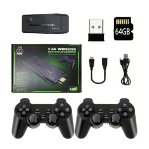 Ігрова консоль Data Frog M8 H133 Game Stick Lite 64GB ТВ приставка геймстик + 20000 відеоігор