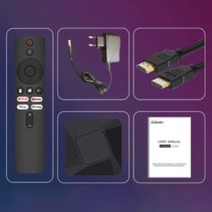 Смарт ТВ приставка Vontar RT-X3 4/64 Гб Android TV 14 Smart Box