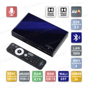 Смарт ТВ приставка Ugoos SK1 8/128 Гб Smart TV Box Android 14