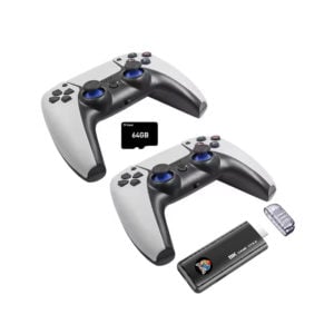 Ігрова консоль чорна Data Frog X6 H133 Game Stick 64GB приставка гейм стік +39800 ігор