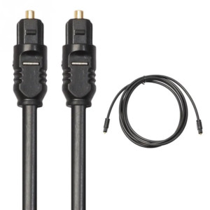 Оптический аудио кабель Toslink SPDIF оптоволоконный 1.5м черный