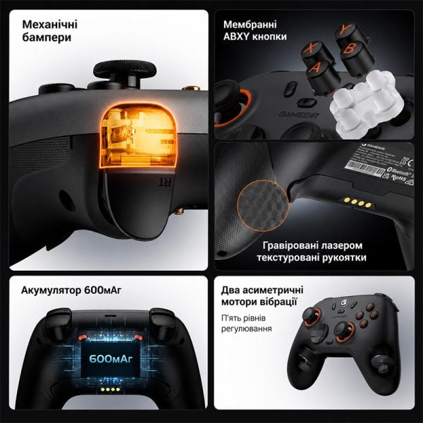 Ігровий контролер геймпад GameSir T4n Nova Lite 2 Gamepad