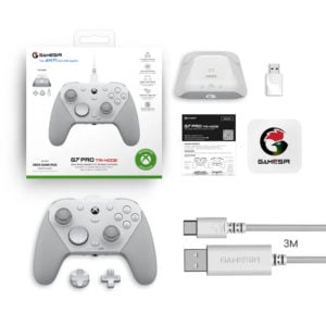 Ігровий контролер геймпад GameSir G7 Pro Mech White Tri-Mode Gamepad з док-станцією