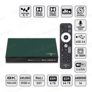 Смарт ТВ приставка Ugoos SK1 Lite 4/64 Гб Smart TV Box Android 14