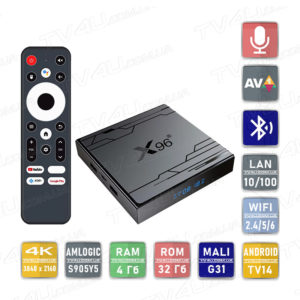 Смарт ТВ приставка X96 NEX 4/32 Гб Smart TV Box Android TV 14