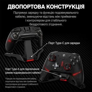 Игровой контроллер геймпад GameSir Cyclone 2 CSE Gamepad с док-станцией