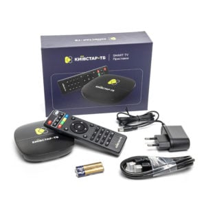 Киевстар ТВ пакет «Премиум HD» на 3 мес + Смарт ТВ приставка iNeXT TV-X 2/16 Гб Smart TV Box Android TV 10