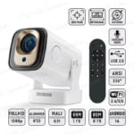 Мультимедийный смарт проектор с автофокусом Magcubic HY260 Pro H723 1080P 1/8 Гб до 330 ANSI Android 14